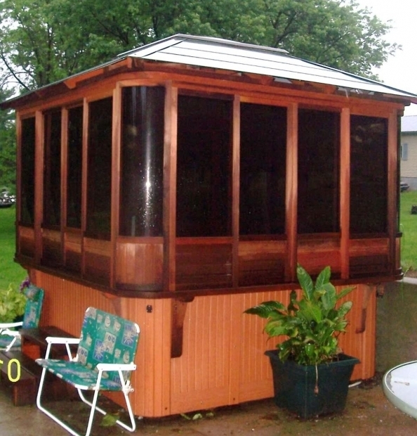Enclosed Gazebo For Hot Tub