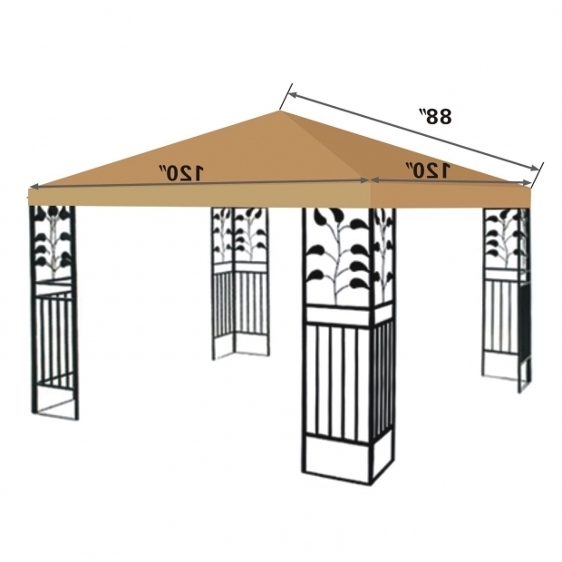 10×10 Gazebo Canopy Replacement Covers